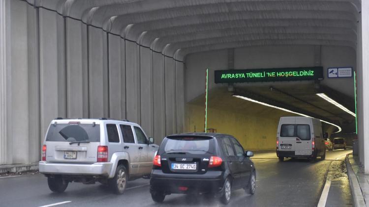 Avrasya Tüneli’nden 2 yılda 31,5 milyon araç geçti