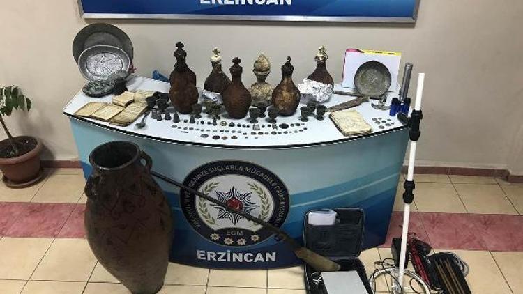 Erzincan’da tarihi eser kaçakçılığı operasyonu: 25 gözaltı