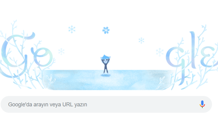 Googledan kış gün dönümüne özel doodle Kış dönümü nedir