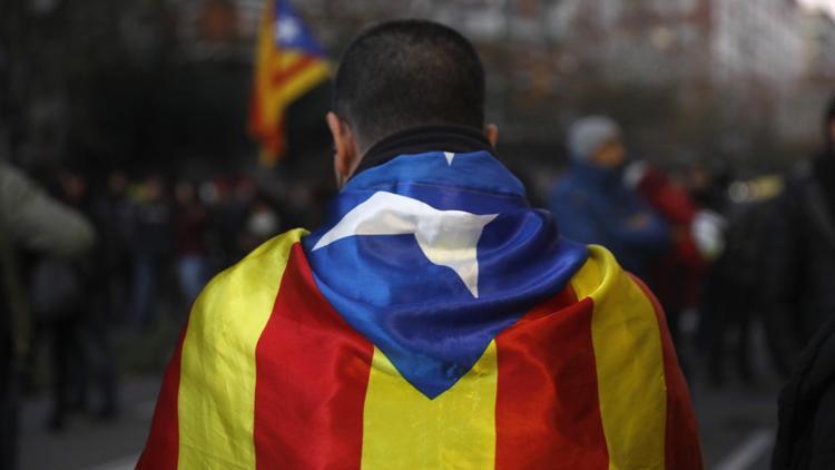 Katalonyada İspanya karşıtı gösteriler