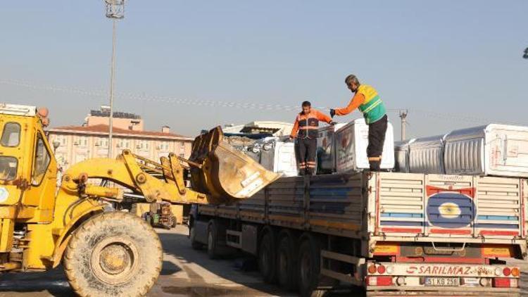 Akdeniz Belediyesi’ne yeni çöp konteynırı