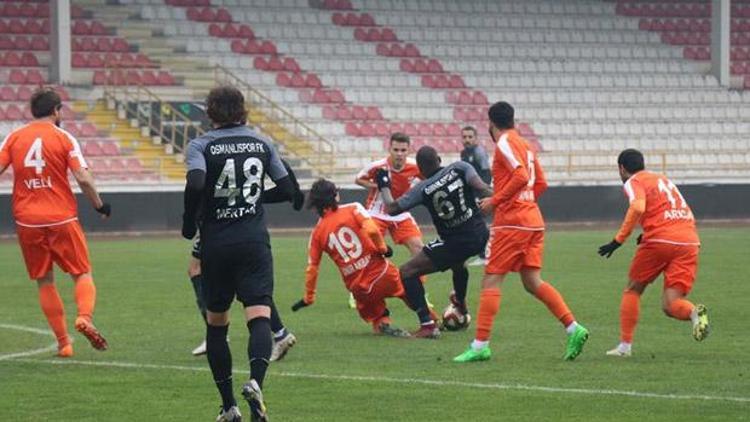 Osmanlıspor evinde Adanasporu mağlup etti