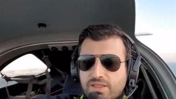 Selçuk Bayraktar, hava aracı ile ilk seferini İstanbuldan Tekirdağa yaptı