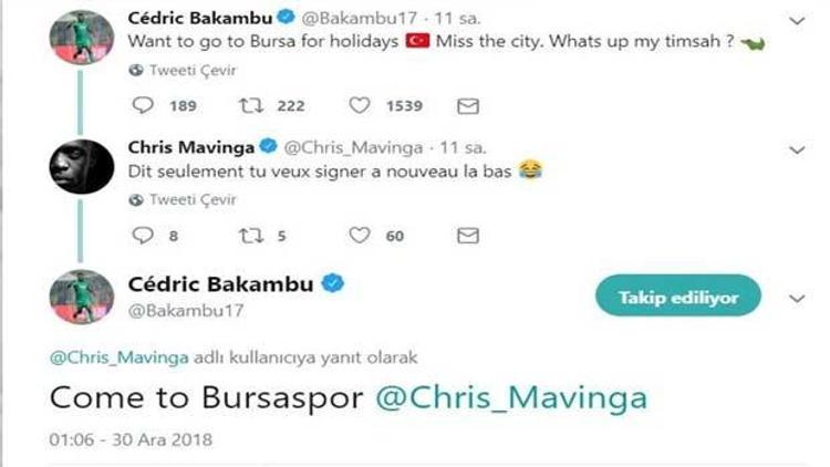 Cedric Bakambu, Bursaspordan kopamıyor