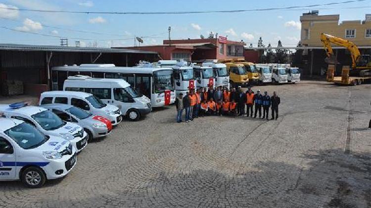 Ceylanpınar Belediyesi 43 araç ile filosunu güçlendirdi