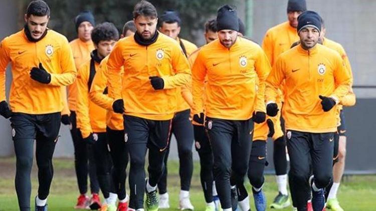 Galatasaray, ikinci yarı hazırlıklarına devam etti
