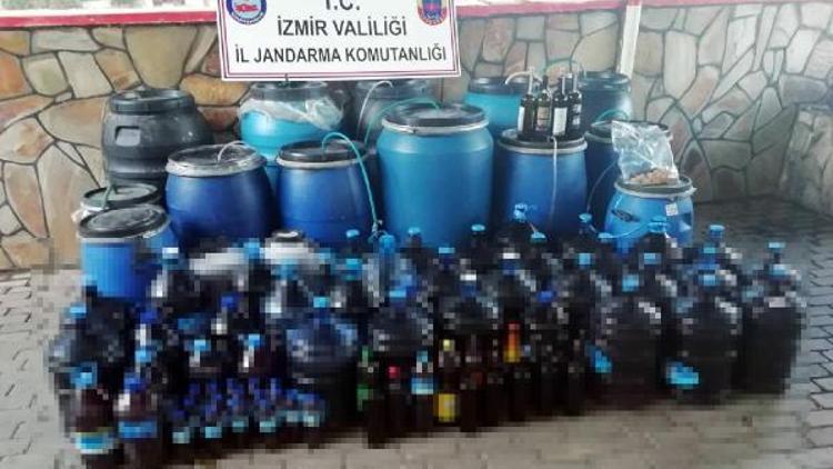 İzmirde sahte şarap operasyonu: 4 gözaltı