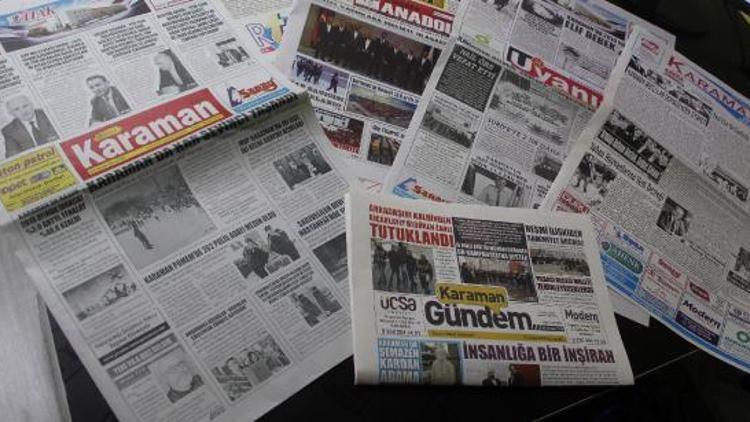 Karamanda günlük 6 gazete, haftalık yayın kararı aldı