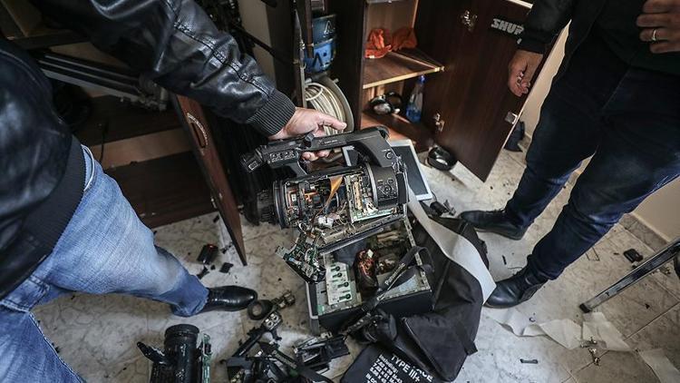 Filistin Radyo ve Televizyon karargahına saldırı
