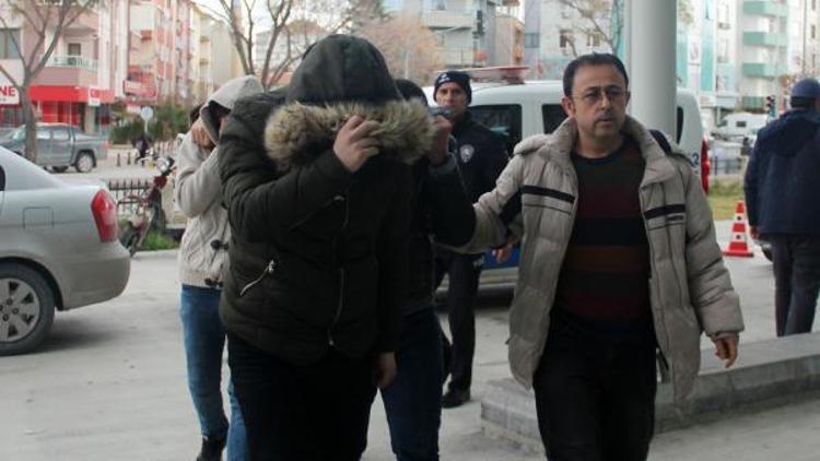 Konyada otomobil ve kasa hırsızlığına 9 gözaltı