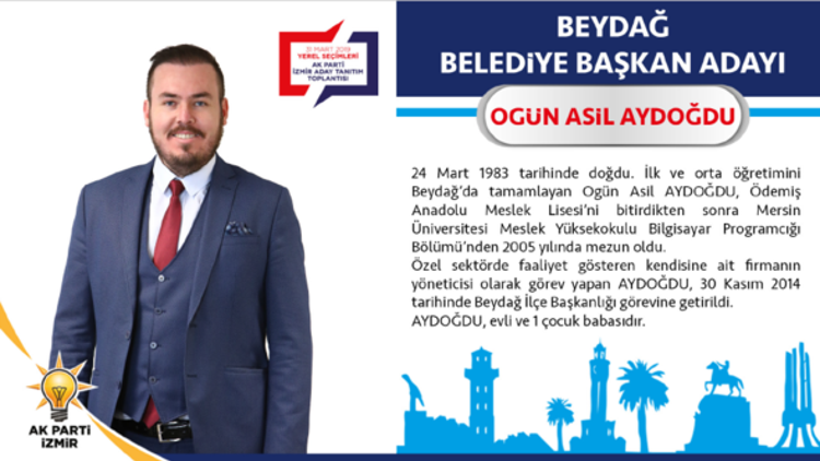 İzmir Beydağ Belediye Başkan Adayı Ogün Asil Aydoğdu kimdir