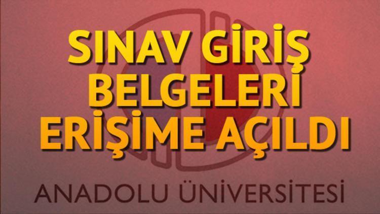 AÖF sınav giriş belgesi ve yerleri erişime açıldı AÖF giriş ekranı ve çıkmış sorular