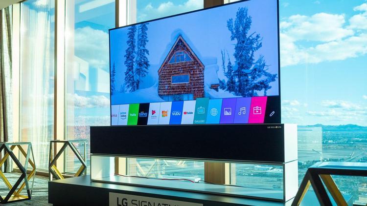 LGnin ekranı katlanabilen televizyonu satışa çıkıyor