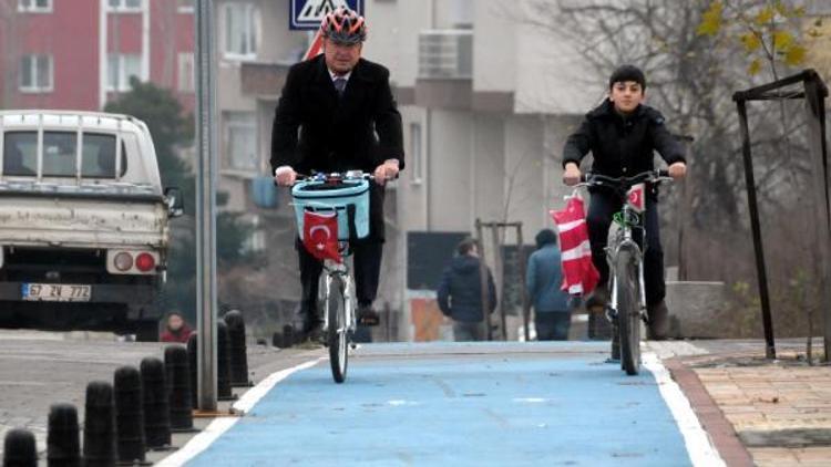 4 yılda 17 kilometrelik bisiklet yolu yapılan Çaycuma yeni yasaya hazır