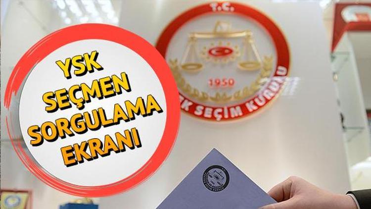 YSK seçmen kaydı sorgulama işlemi nasıl yapılır