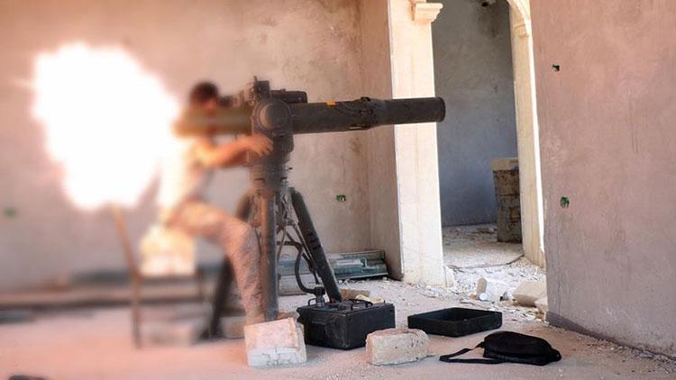 Terör örgütü YPG/PKK ABD yapımı anti-tank füzesiyle ÖSO’ya saldırdı