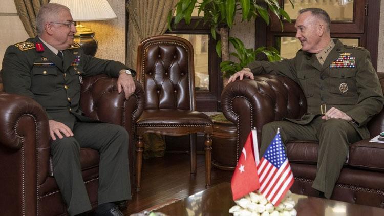 ABD Genelkurmay Başkanlığı, Dunford-Güler görüşmesini kapak fotoğrafı yaptı