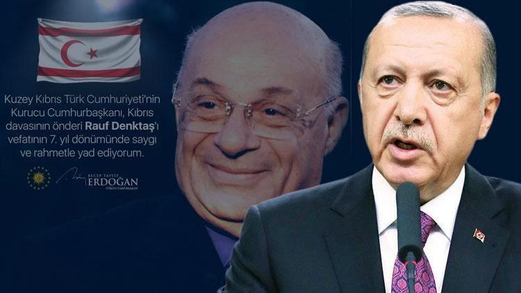 Cumhurbaşkanı Erdoğandan Rauf Denktaş paylaşımı
