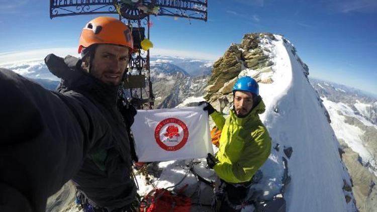 Türk öğrenciler Matterhorn Dağına tırmandı