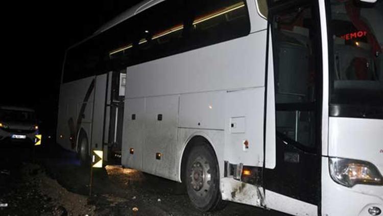 Zenit Kazanı taşıyan otobüs, Ankarada kaza yaptı
