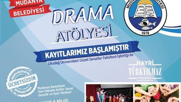 Mudanya Belediyesi çocuklara özel drama atölyesi kuruyor
