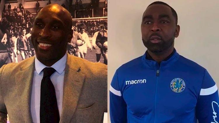 Andy Cole ile Sol Campbell bir arada