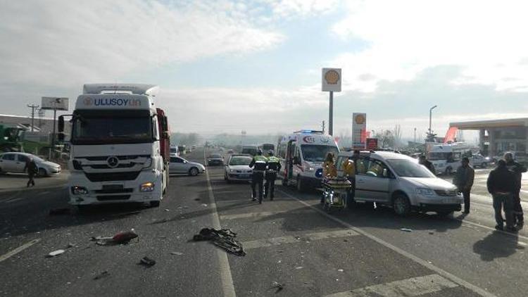 Lüleburgaz’da kaza: 1 yaralı