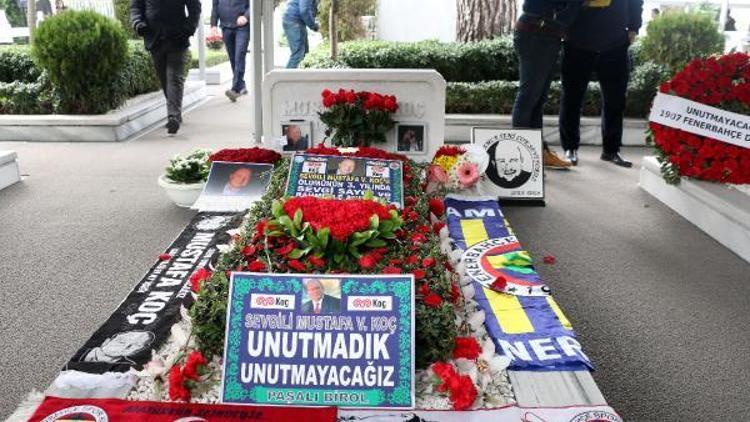 Mustafa Koç ölümünün 3üncü yılında mezarı başında anıldı