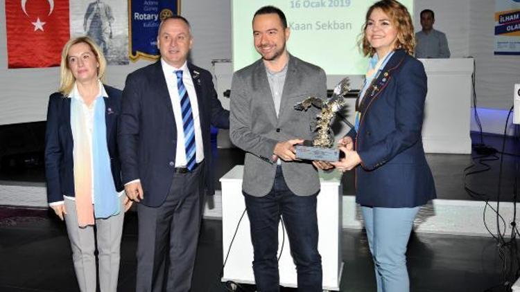 Güney Rotary Kulübü, meslek hizmet ödülünü Kaan Sekbana verdi