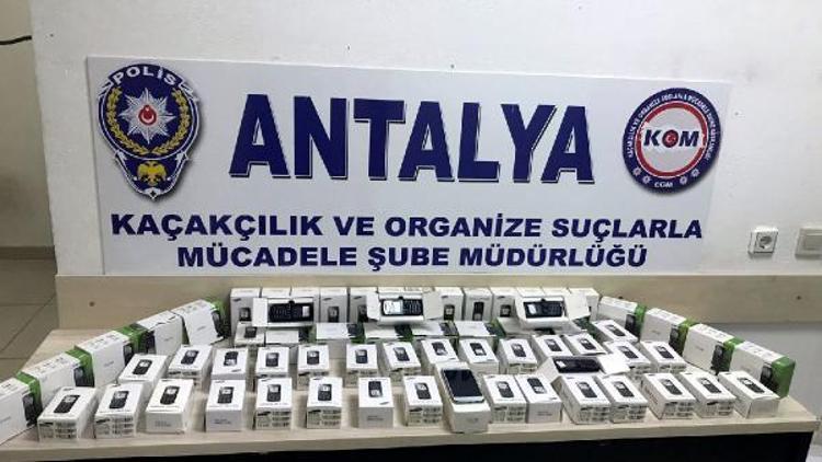 Antalyada kaçakçılık operasyonu