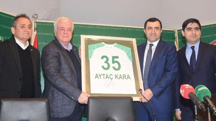 Bursaspor ile Neftçi Bakü arasında protokol imzalandı