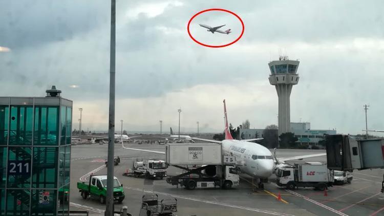 Atatürk Havalimanı’nda 3 uçak pisti pas geçti…