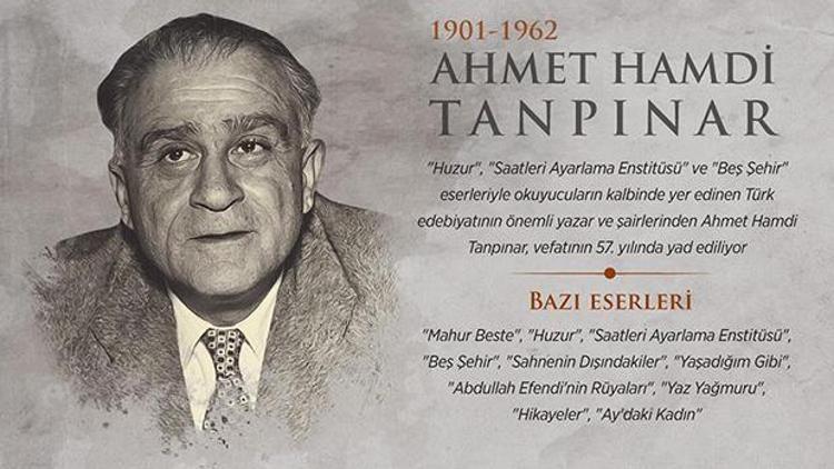Ahmet Hamdi Tanpınar kimdir Vefat yıl dönümünde anılıyor