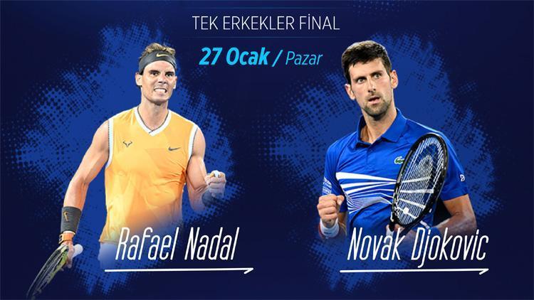 Avustralya Açıkta final heyecanı; Djokovic-Nadal