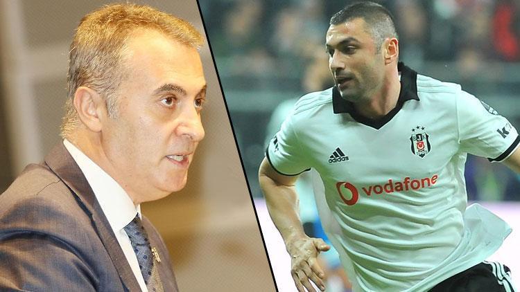 Beşiktaşta Fikret Orman ve Burak Yılmaza tepki