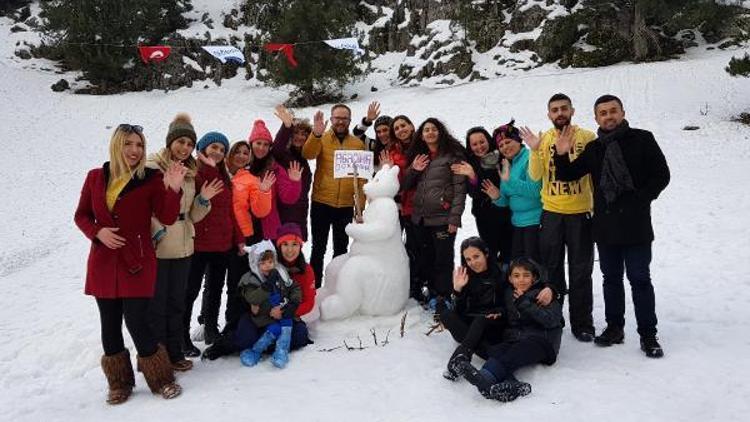 Adana’da Kardan Adam Şenliği