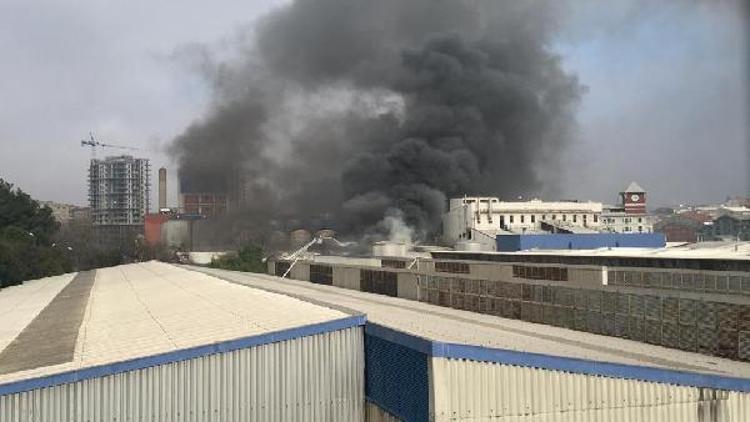 Güngörende fabrika yangını