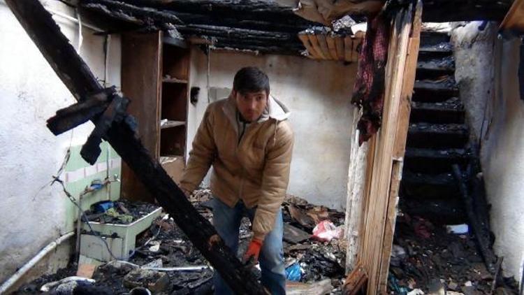 Yangında 2 ferdini yitiren ailenin evi yeniden yapılacak