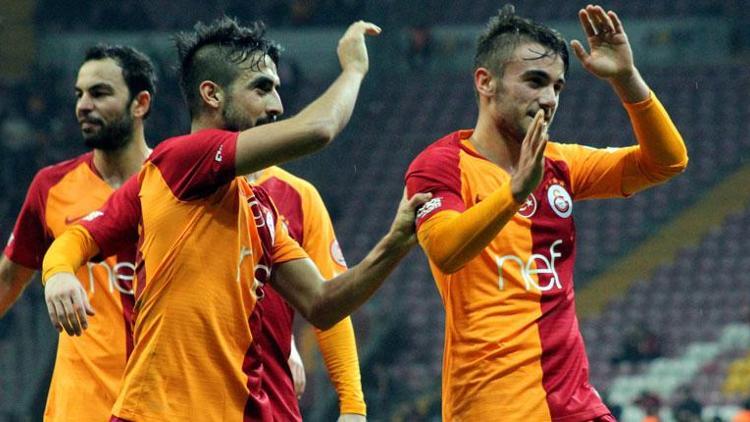 Galatasaraydan gollü zafer Aslan çeyrek finalde...