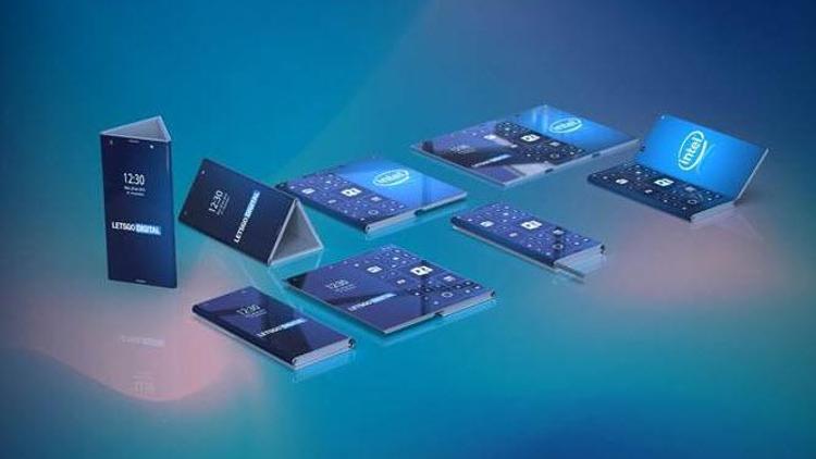 Intelden üç ekranlı katlanabilen telefon geliyor