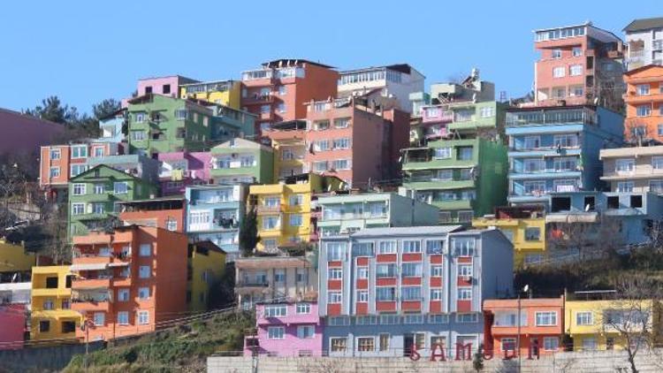Olimpiyat renkli evler ilgi odağı oluyor