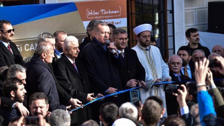 Cumhurbaşkanı Erdoğan, Hacı Harun Ekşi Camisi açılışında konuştu