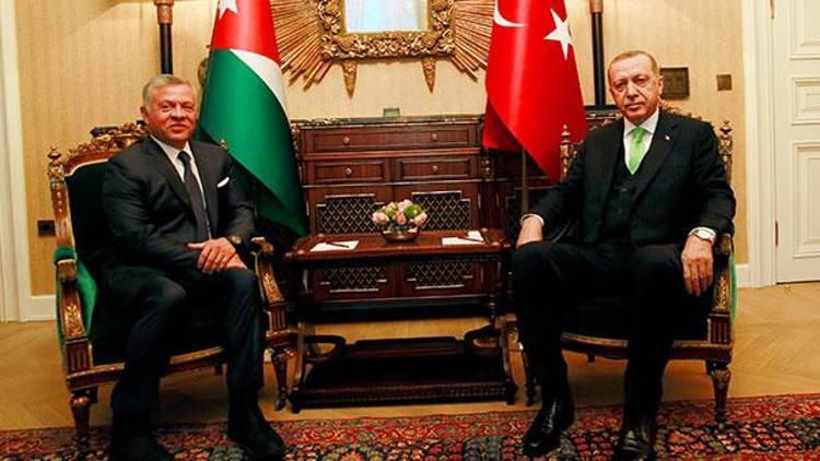 Cumhurbaşkanı Erdoğan, Ürdün Kralı Abdullah ile görüştü