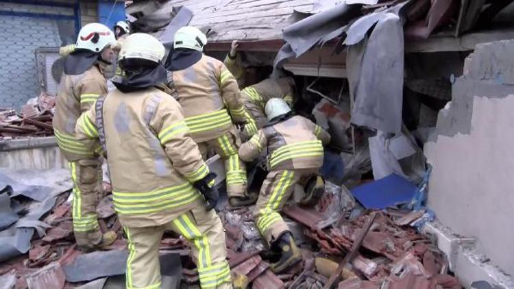 Maltepede patlama sonrası 6 katlı çöktü