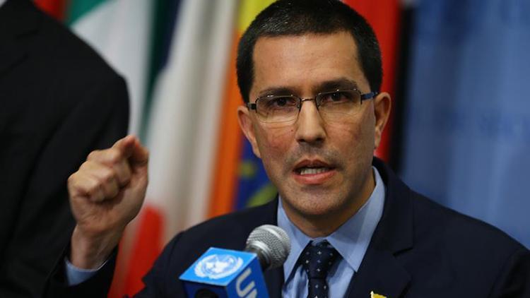 Venezuela Dışişleri Bakanı Arreaza, Mogherinin temsilcisini kabul etti