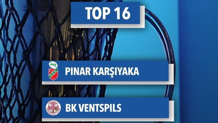 Pınar Karşıyaka, FIBA Avrupa Kupasında Ventspils ile eşleşti