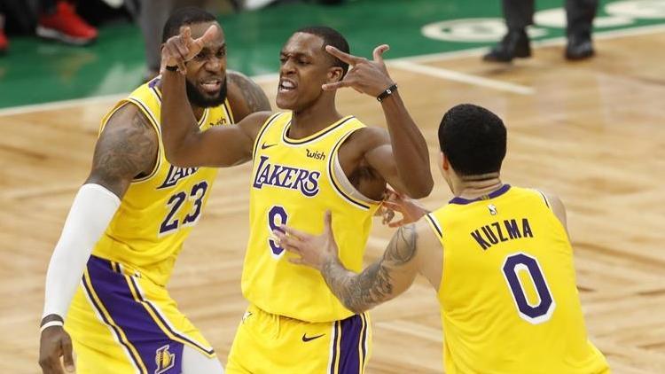 Lakers, Rondo ile son saniyede Bostonı yıktı