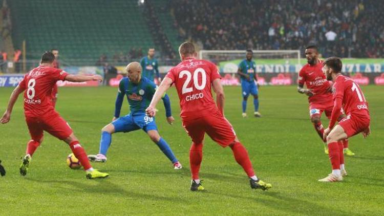 Çaykur Rizespor - Antalyaspor: 1-1
