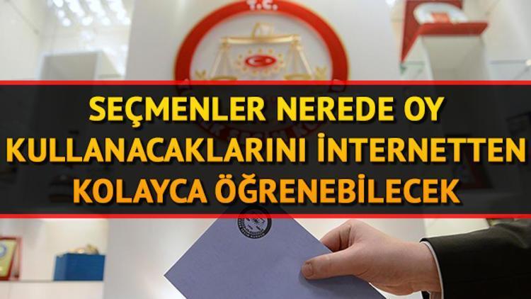 YSK sandık sorgulama nasıl yapılır Hangi sandıkta oy kullanacağınızı öğrenin