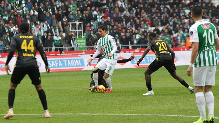 Atiker Konyaspor ile Yeni Malatyaspor yenişemedi:1-1